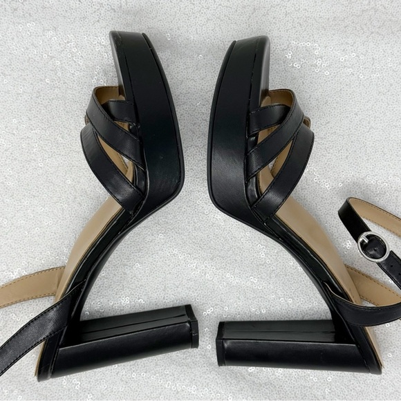 Naturalizer Mallory Ankle Strap Sandals/ Heels Black Size 9 Women’s. - Picture 4 of 16